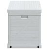 vidaXL Caja de almacenamiento de jardín 420 L gris claro