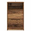 vidaXL Mesa de Noche con caj&oacute;n Madera Vieja 40 x 30 x 467 cm
