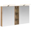 vidaXL Juego de Muebles de Ba&ntilde;o 3 uds. Roble artisan