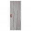 vidaXL Aparador alto madera contrachapada gris Sonoma 34,5x34x180 cm