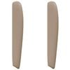 vidaXL Oreja de cabecero Marr&oacute;n 80 x 23 x 6 cm PVC