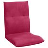 vidaXL Silla de suelo Rojo vino 46 x 50 x 61 cm Terciopelo