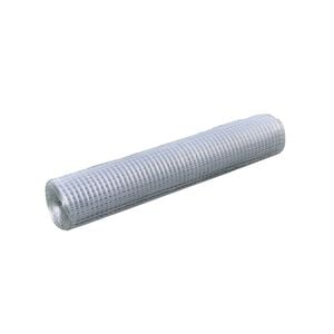 vidaXL Malla de alambre cuadrada acero galvanizado plateado 1x25 m