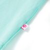 Camiseta infantil verde menta claro 116