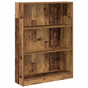 vidaXL Estanter&iacute;a madera de ingenier&iacute;a color envejecido 80x24x109 cm