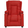vidaXL Sill&oacute;n elevable cuero sint&eacute;tico rojo tinto
