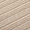 vidaXL Alfombra 20 pcs Beige a rayas 50 x 50 cm 100% Polipropileno