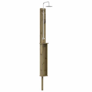 vidaXL Ducha exterior 246 cm Natural