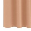 vidaXL Cortinas Opacas con Anillas 2 pcs Marr&oacute;n Claro 245 x 140 cm