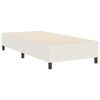 vidaXL Cama de plataforma Crema 90 x 200 cm tela