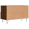vidaXL Mueble para TV madera contrachapada roble marr&oacute;n 80x36x50 cm