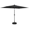 vidaXL Parasol de jard&iacute;n con luces LED y base 200 x 300 cm Poli&eacute;ster