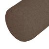 vidaXL Cojines Bolster 2 pcs Marrón Ø 25 x 70 cm tela
