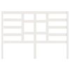 vidaXL Cabecero de cama madera maciza de pino blanco 141x4x104 cm