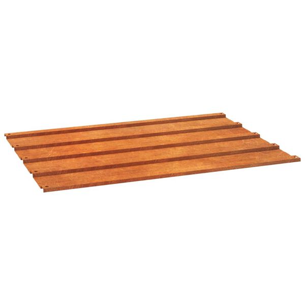 vidaXL Paneles de tejado 12 uds acero corten oxidado 60x44 cm