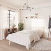 vidaXL Estructura de cama sin colch&oacute;n madera maciza 100x200 cm