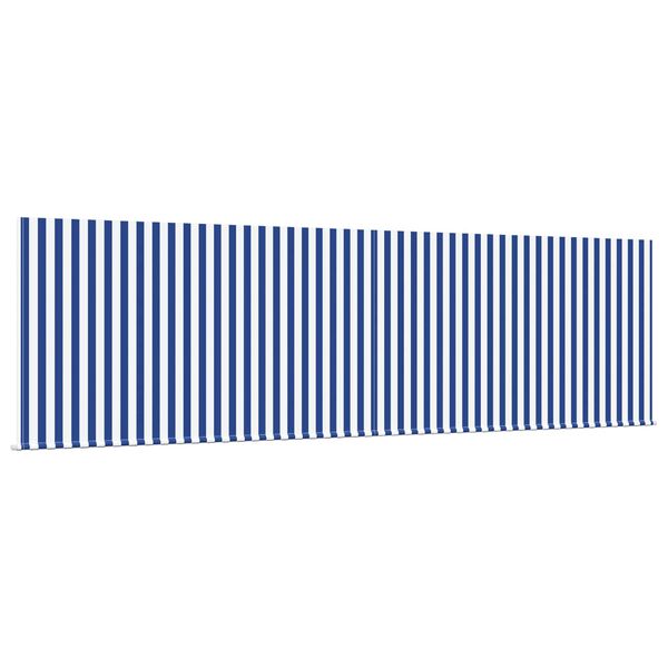 vidaXL Toldo Retr&aacute;ctil Azul y 400 x 300 cm Poli&eacute;ster y Aluminio