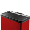 Hailo Cubo con pedal Oko Duo Plus tama&ntilde;o L 17+9 L rojo 0630-240