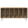 vidaXL Mueble para discos de vinilo Roble artisan 100 x 38 x 48 cm