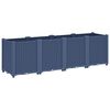 vidaXL Jardinera PP azul gris 160x40x53 cm