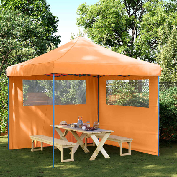 vidaXL Carpa de Fiesta Naranja 292 x 292 x 315 cm Tela Oxford