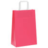 vidaXL Bolsas de papel con asas 50 uds rosa 21x11x31 cm