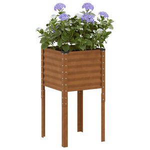 vidaXL Jardinera de jard&iacute;n 45x45x88 cm de acero corten