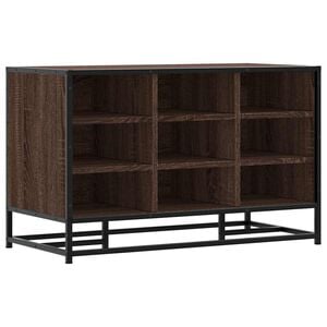 vidaXL Zapatero madera de ingenier&iacute;a marr&oacute;n roble 84x40x53,5 cm
