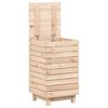 vidaXL Cesto para la ropa sucia madera maciza de pino 44x44x76 cm