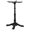 vidaXL Pata de mesa de bistr&oacute; negra 52x52x72 cm de hierro fundido