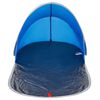 vidaXL Tienda de playa pop-up impermeable azul