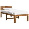vidaXL Estructura de Cama Individual con Cabecera ROSTOCK Natural