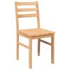 vidaXL Sillas de comedor 2 unidades madera maciza de caucho