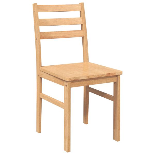 vidaXL Sillas de comedor 2 unidades madera maciza de caucho