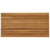 vidaXL Encimera 110 x 55 x 3,5 cm Rectangular Madera de teca maciza