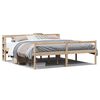vidaXL Cama para personas mayores con cabecero madera maciza 180x200cm