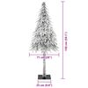 vidaXL Árbol de Navidad con 150 LED con soporte 150 cm PE y Acero
