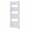 vidaXL Radiador toallero de ba&ntilde;o con rieles curvados 600 x 1160 mm