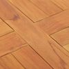 vidaXL Superficie de mesa redonda madera maciza de teca 2,5 cm 40 cm