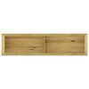 vidaXL Arriate de madera de pino impregnada 196x50x50 cm