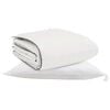 vidaXL Edred&oacute;n de Invierno con almohada 2 uds. Blanco Pluma de pato
