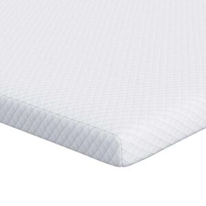vidaXL Colch&oacute;n de espuma viscoel&aacute;stica 70 x 200 cm Thick Suave Blanco