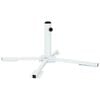 vidaXL Soporte para Parasol Blanco Acero