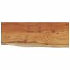 vidaXL Estante pared rectangular madera acacia borde vivo 50x20x3,8 cm