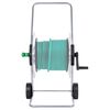 vidaXL Carrito de rollo para manguera de 80 m 1/2" acero o 50 m 3/4"