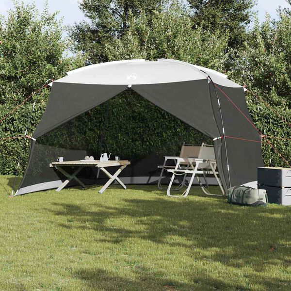 vidaXL Tienda mosquitera con techo Gris 380 x 380 x 225 cm