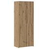 vidaXL Aparador alto 2 pcs Roble artesanal 70 x 42,5 x 185 cm