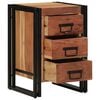vidaXL Armario de Noche Marr&oacute;n 40 x 40 x 59 cm Madera de Acacia S&oacute;lida