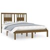 vidaXL Estructura de cama madera maciza de pino marr&oacute;n miel 120x200 cm