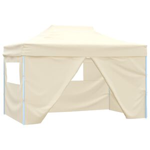 vidaXL Carpa de Fiesta Crema 291 x 431 x 315 cm Tela Oxford